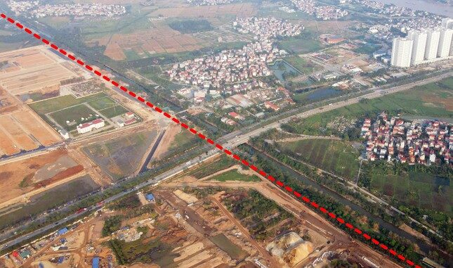 Hà Nội công bố phương án, vị trí tuyến đường 10 làn xe tại huyện Đông Anh Hà Nội công bố phương án, vị trí tuyến đường 10 làn xe tại huyện Đông Anh