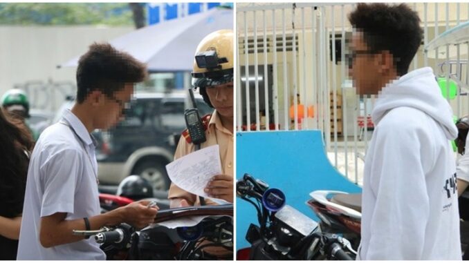 Giao xe máy cho con đi học ở TP.HCM, nhiều phụ huynh bị phạt 12 triệu Giao xe máy cho con đi học ở TP.HCM, nhiều phụ huynh bị phạt 12 triệu