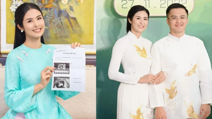 Hoa hậu Ngọc Hân vỡ òa hạnh phúc báo tin mang thai con đầu lòng sau 6 năm Hoa hậu Ngọc Hân vỡ òa hạnh phúc báo tin mang thai con đầu lòng sau 6 năm