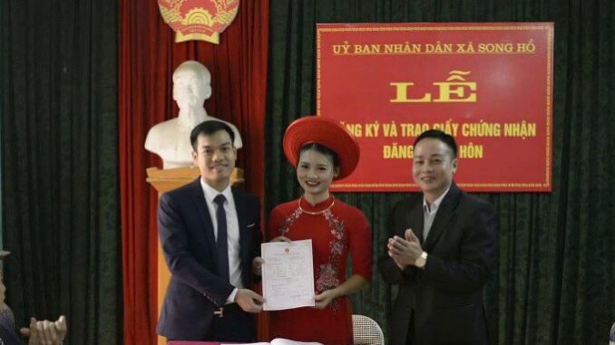 Chính thức: Từ hôm nay trở đi, khi đăng ký kết hôn không cần xuất trình Giấy xác nhận tình trạng hôn nhân Chính thức: Từ hôm nay trở đi, khi đăng ký kết hôn không cần xuất trình Giấy xác nhận tình trạng hôn nhân