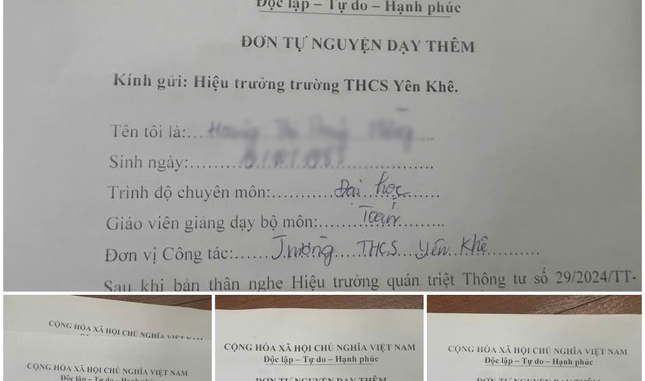 100% giáo viên một trường THCS đồng ý dạy thêm miễn phí cho học sinh 100% giáo viên một trường THCS đồng ý dạy thêm miễn phí cho học sinh