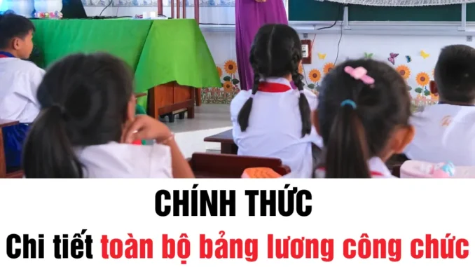 Chi tiết toàn bộ bảng lương công chức áp dụng năm 2025 Chi tiết toàn bộ bảng lương công chức áp dụng năm 2025