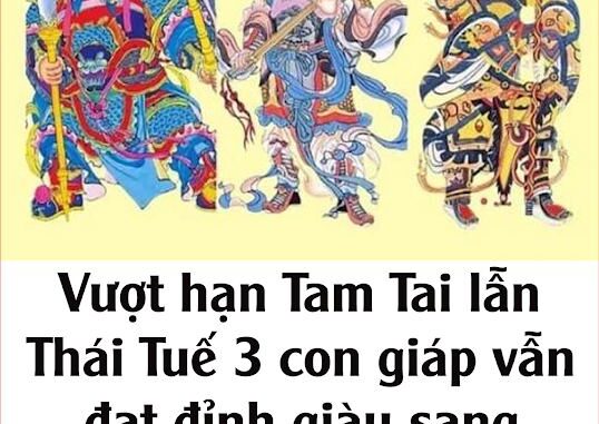 Vượt hạn Tam Tai lẫn Thái Tuế, 3 con giáp vẫn đạt đỉnh giàu sang năm 2025 Vượt hạn Tam Tai lẫn Thái Tuế, 3 con giáp vẫn đạt đỉnh giàu sang năm 2025