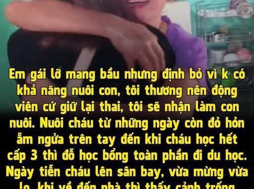 Em gái r:uộ:t lỡ mang b-ầ-u nhưng định bỏ vì không có khả năng nuôi con, tôi thương nên động viên cứ giữ lại th-a-i đ-ẻ Em gái r:uộ:t lỡ mang b-ầ-u nhưng định bỏ vì không có khả năng nuôi con, tôi thương nên động viên cứ giữ lại th-a-i đ-ẻ