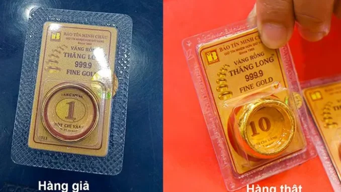 Cảnh báo mua vàng trên mạng: Trả tiền thật, nhận vàng giả Cảnh báo mua vàng trên mạng: Trả tiền thật, nhận vàng giả
