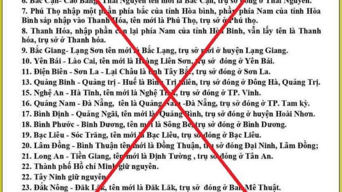 Công an lên tiếng thông tin chính thức việc sáp nhập 63 tỉnh thành còn 31 Công an lên tiếng thông tin chính thức việc sáp nhập 63 tỉnh thành còn 31