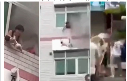 Lừa vây kín căn nhà, người mẹ tuyệt vọng thả con 40 ngày tuổi từ tầng 3 Lừa vây kín căn nhà, người mẹ tuyệt vọng thả con 40 ngày tuổi từ tầng 3