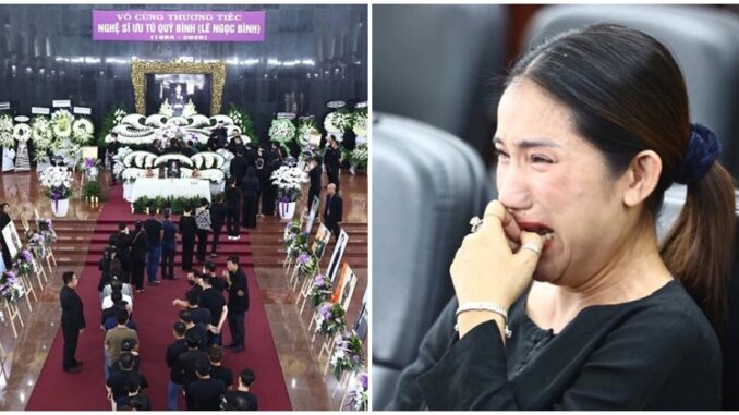 Lễ tang không kèn trống của diễn viên Quý Bình: Đồng nghiệp đến viếng trong lặng lẽ, cố kìm nước mắt Lễ tang không kèn trống của diễn viên Quý Bình: Đồng nghiệp đến viếng trong lặng lẽ, cố kìm nước mắt