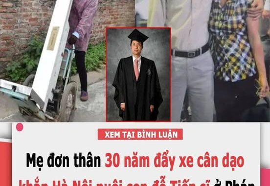 Nể mẹ đơn thân đẩy xe cân dạo khắp Hà Nội nuôi con đỗ Tiến sĩ ở Pháp: Tuổi già được đền đáp Nể mẹ đơn thân đẩy xe cân dạo khắp Hà Nội nuôi con đỗ Tiến sĩ ở Pháp: Tuổi già được đền đáp