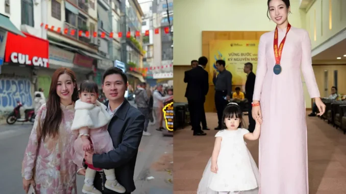 Đỗ Mỹ Linh “bất lực” với chồng và con gái Đỗ Mỹ Linh “bất lực” với chồng và con gái