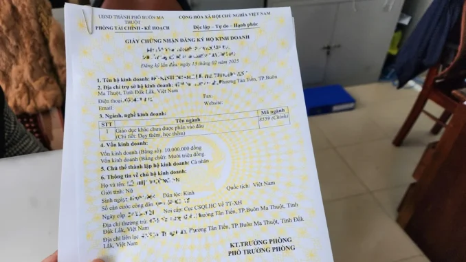 Đổ xô đăng ký hộ kinh doanh để dạy thêm Đổ xô đăng ký hộ kinh doanh để dạy thêm