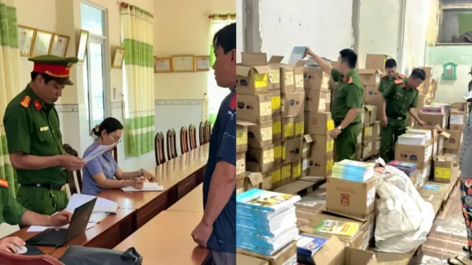 Khởi tố đối tượng mua bán sách giáo khoa giả trị giá tiề.n tỷ Khởi tố đối tượng mua bán sách giáo khoa giả trị giá tiề.n tỷ
