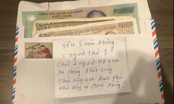 Đi đám cưới người yêu cũ, cô gái mừng phong bì 503 nghìn với lời chúc cực thâ;m th;úy Đi đám cưới người yêu cũ, cô gái mừng phong bì 503 nghìn với lời chúc cực thâ;m th;úy