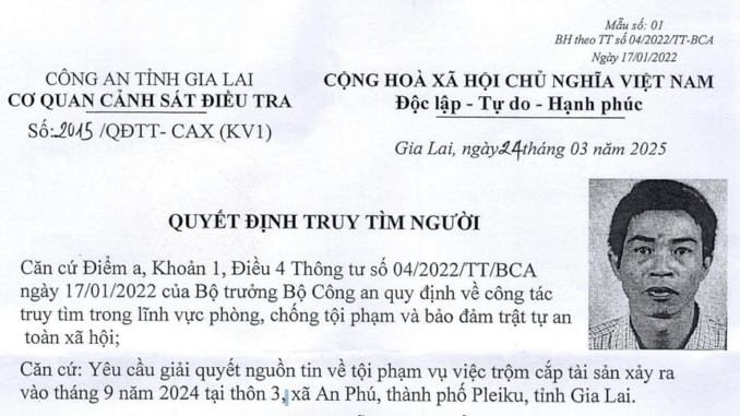 Công an Gia Lai Công an Gia Lai