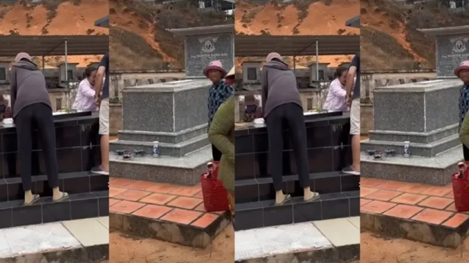 Xử lý nhóm người “xin đểu” tại nghĩa trang TP Phan Thiết Xử lý nhóm người “xin đểu” tại nghĩa trang TP Phan Thiết