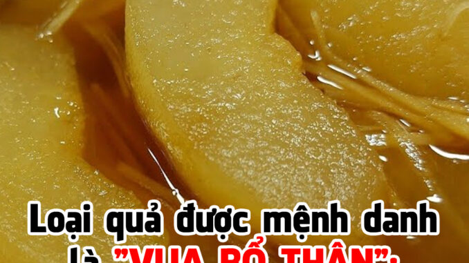 Một loại quả được mệnh danh là “vua bổ thận”: Có thể ăn sống nhưng thực tế càng nấu chín càng bổ dưỡng Một loại quả được mệnh danh là “vua bổ thận”: Có thể ăn sống nhưng thực tế càng nấu chín càng bổ dưỡng