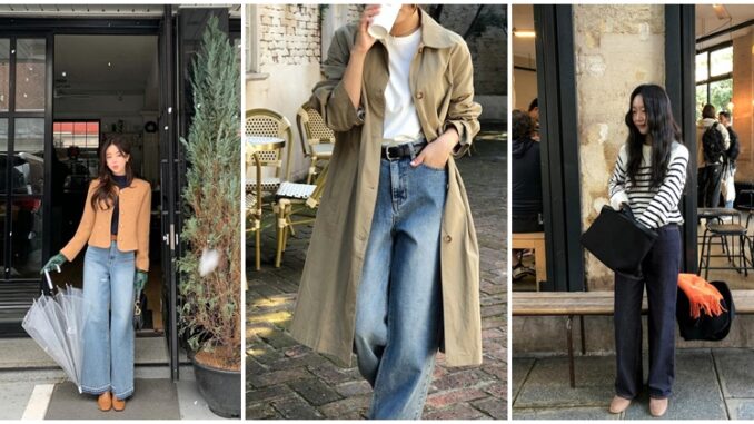 10 cách mặc quần jeans ống rộng đẹp nhất mùa đông mà phụ nữ nên biết 10 cách mặc quần jeans ống rộng đẹp nhất mùa đông mà phụ nữ nên biết