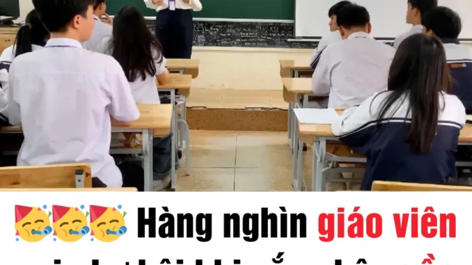 Hàng nghìn giáo viên vui như hội khi sắp nhận gần 255 tỷ đồng tiền thưởng Tết Hàng nghìn giáo viên vui như hội khi sắp nhận gần 255 tỷ đồng tiền thưởng Tết