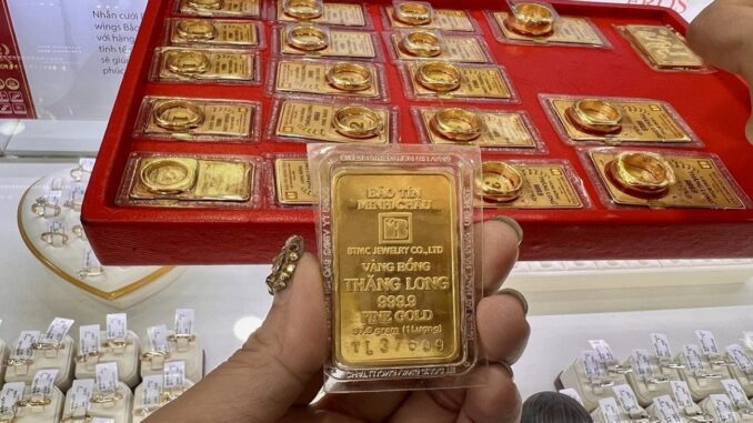 Giá vàng hôm nay 26/3/2025: Giá vàng trong nước và vàng thế giới tăng trở lại sát mức 99 triệu đồng Giá vàng hôm nay 26/3/2025: Giá vàng trong nước và vàng thế giới tăng trở lại sát mức 99 triệu đồng