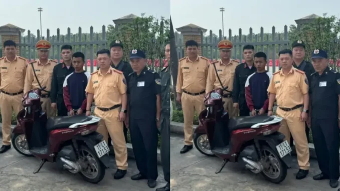 Đi trình báo mất xe máy, nạ.n nhâ.n được CSGT báo đã bắt tên trộm và thu được xe Đi trình báo mất xe máy, nạ.n nhâ.n được CSGT báo đã bắt tên trộm và thu được xe