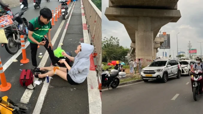 6 ô tô va chạm liên hoàn trên cầu Sài Gòn sau cơn mưa dông 6 ô tô va chạm liên hoàn trên cầu Sài Gòn sau cơn mưa dông