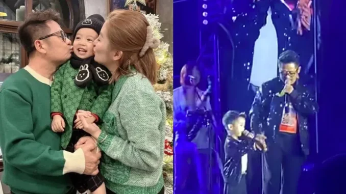 Con trai Bằng Kiều đang hát thì bị gọi rời khỏi sân khấu Con trai Bằng Kiều đang hát thì bị gọi rời khỏi sân khấu