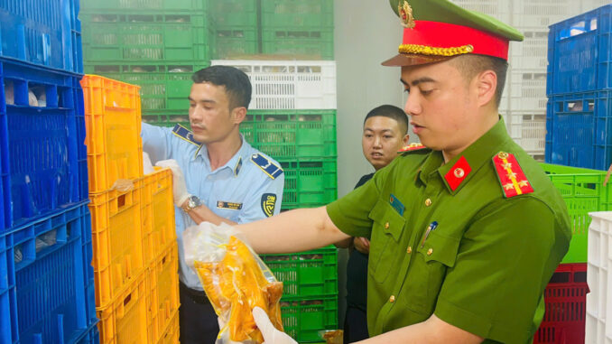 Phát hiện 20 tấn gà ủ muối, nội tạng ‘bẩn’ tại chợ đầu mối gia cầm ở Hà Nội Phát hiện 20 tấn gà ủ muối, nội tạng ‘bẩn’ tại chợ đầu mối gia cầm ở Hà Nội