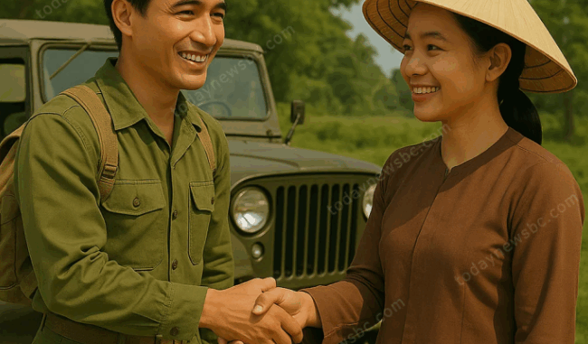 Cô gái nghèo đưa 50 ngàn cuối cùng cho 1 người lính – 20 năm sau, chiếc UAZ quân đội quay về đón cô Cô gái nghèo đưa 50 ngàn cuối cùng cho 1 người lính – 20 năm sau, chiếc UAZ quân đội quay về đón cô