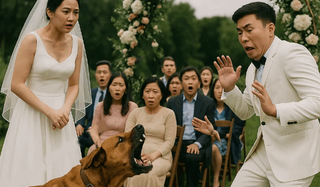 Con chó bất ngờ sủa điên loạn trong lễ cưới – và cứu cô dâu khỏi một bi kịch được sắp đặt Con chó bất ngờ sủa điên loạn trong lễ cưới – và cứu cô dâu khỏi một bi kịch được sắp đặt