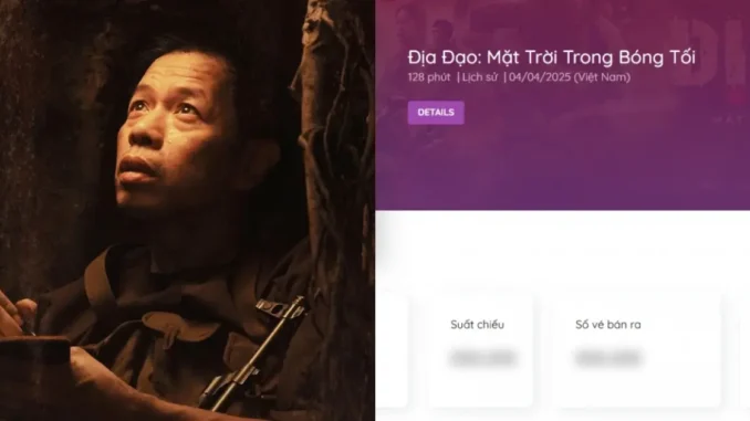Vừa ra mắt, phim “Địa đạo” đạt doanh thu hơn 20 tỷ đồng Vừa ra mắt, phim “Địa đạo” đạt doanh thu hơn 20 tỷ đồng