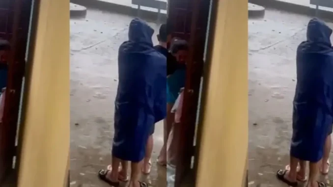 Tạm giữ người đàn ông tát cô giáo tới tấp, đẩy ra đứng dưới mưa Tạm giữ người đàn ông tát cô giáo tới tấp, đẩy ra đứng dưới mưa
