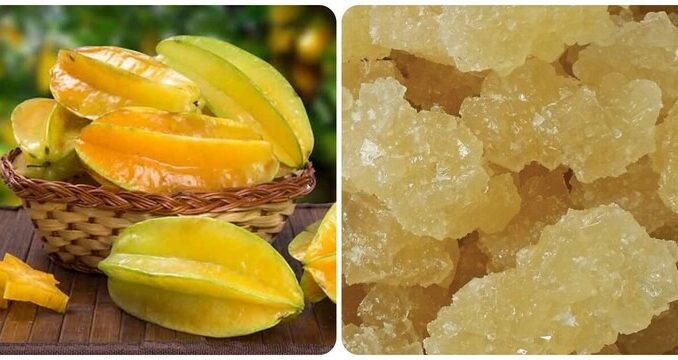 Thấy hàng xóm có một hũ khế chua ngâm đường phèn, hỏi ra mới biết nó nhiều công dụng vậy Thấy hàng xóm có một hũ khế chua ngâm đường phèn, hỏi ra mới biết nó nhiều công dụng vậy