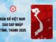Bản đồ 34 tỉnh thành sau khi sáp nhập năm 2025