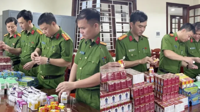 Đường dây sản xuất thuố.c tân dược giả thu lợi bất chính gần 200 tỷ đồng Đường dây sản xuất thuố.c tân dược giả thu lợi bất chính gần 200 tỷ đồng