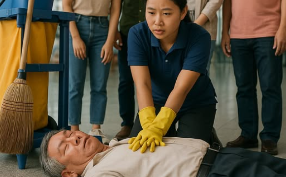 Cô lao công nghèo cứu ông lão ở sân bay, không ngờ ông là chủ tịch, cuộc đời cô thay đổi mãi mãi từ đây Cô lao công nghèo cứu ông lão ở sân bay, không ngờ ông là chủ tịch, cuộc đời cô thay đổi mãi mãi từ đây