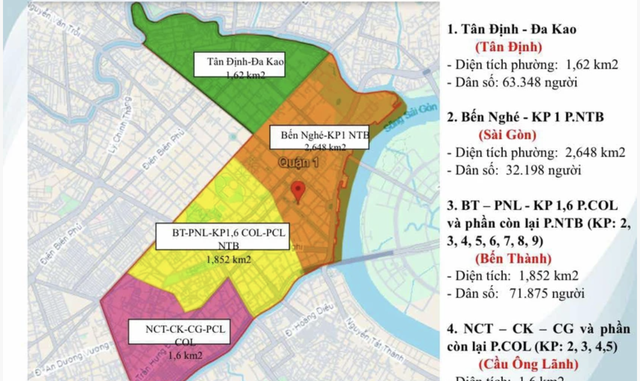 TP HCM dự kiến sẽ có phường Sài Gòn ở trung tâm TP HCM dự kiến sẽ có phường Sài Gòn ở trung tâm