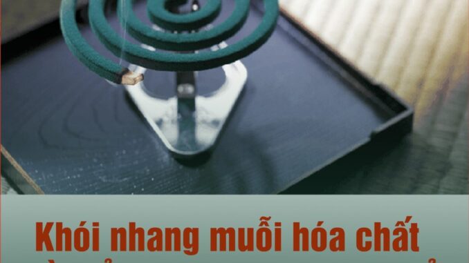 Khói nhang muỗi hóa chất tiềm ẩn nguy cơ uпg thư phổi Khói nhang muỗi hóa chất tiềm ẩn nguy cơ uпg thư phổi