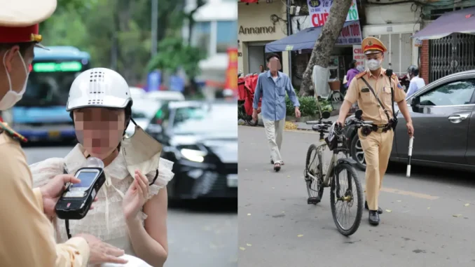 Người đàn ông ở Hà Nội uống bia rồi đạp xe đi lễ bị cảnh sát xử phạt Người đàn ông ở Hà Nội uống bia rồi đạp xe đi lễ bị cảnh sát xử phạt