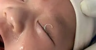 Mẹ cắt móng tay văng vào mắt, cháu bé 2 tháng tuổi lâm nguy Mẹ cắt móng tay văng vào mắt, cháu bé 2 tháng tuổi lâm nguy