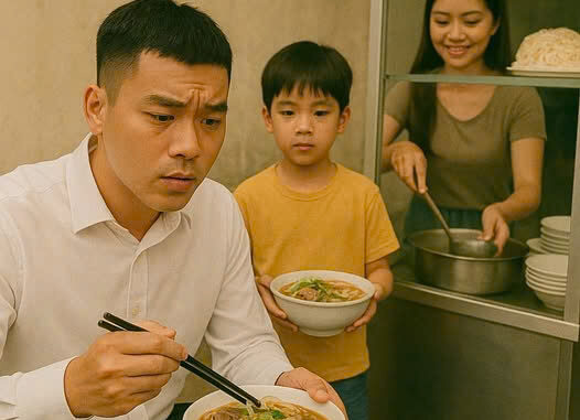 Chủ tịch đi ăn bún bò s:ững s:ờ khi thầy cậu bé phục vụ trông giống hệt mình lúc nhỏ. Nhưng người phụ nữ bán bún ở trong quầy lại khiến anh ng:ỡ ng:àng gấp bội… Chủ tịch đi ăn bún bò s:ững s:ờ khi thầy cậu bé phục vụ trông giống hệt mình lúc nhỏ. Nhưng người phụ nữ bán bún ở trong quầy lại khiến anh ng:ỡ ng:àng gấp bội…
