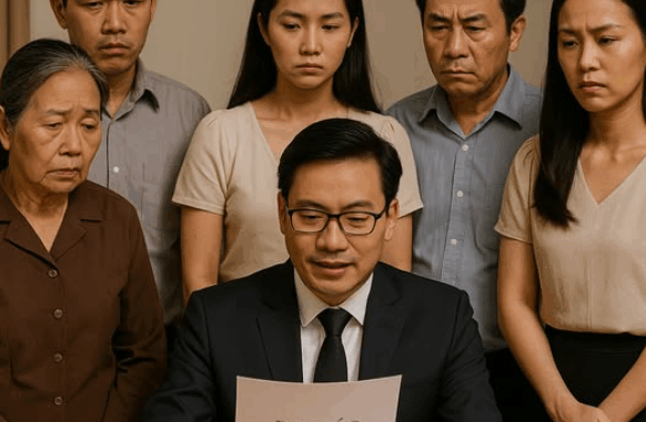 Sau đám tang của bố, luật sư đến để công bố di chúc, ai cũng tưởng phần tài sản chia đã rõ ràng. Nhưng…