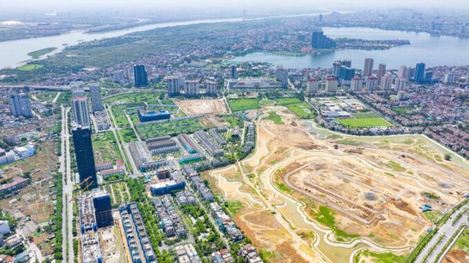 Công viên 65ha lớn bậc nhất Hà Nội đang thành hình Công viên 65ha lớn bậc nhất Hà Nội đang thành hình
