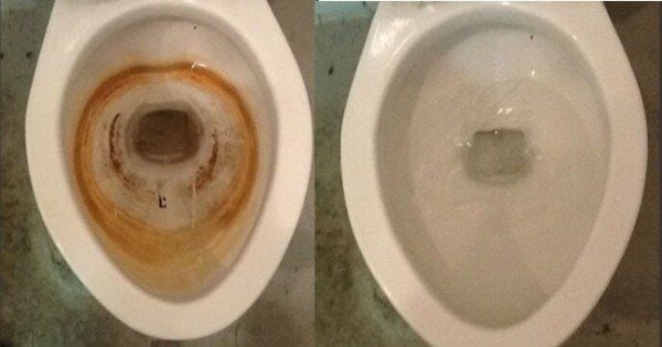Bồn cầu bám cặn vàng: Không cần cọ rửa nhiều, làm cách này trắng sáng, thơm tho như mới