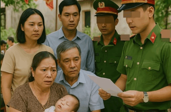 Bố mẹ chồng âm thầm đón cháu trai mới sinh về quê làm lễ đặt tên, 3 ngày sau con dâu gọi công an đến…