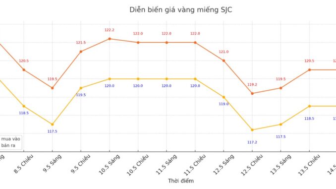 Giá vàng ngay lúc này: Trời ơi tưởng như chục năm rồi mới thấy lại con số này