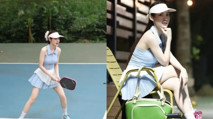 Mỹ nhân ‘Nóng cùng World Cup’ khoe visual thần tiên tỷ tỷ trên sân pickleball